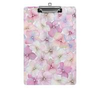 Fleurs Roses Presse-Papiers Avec Pince A4 Porte-Formulaires Clipboard Pour Papier Documents