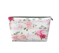 Fleurs Roses Roses, Trousse de Toilette Trousse de Maquillage Sac à cosmétiques Trousse de Toilette de Voyage Portable