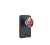 Fleurs Sauvages abstraites Fleurs Arc-en-Ciel chrysanthème Floral PopSockets PopWallet pour MagSafe