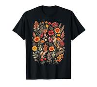 Fleurs Sauvages d'automne - Fleurs rustiques - Jardin botanique T-Shirt