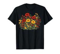Fleurs Sauvages d'automne Jardin Floral Fleurs botaniques rustiques T-Shirt