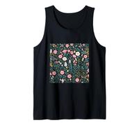 Fleurs Sauvages Floral Botanique Plante Nature Aquarelle Printemps Débardeur