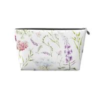Fleurs Sauvages Florales aquarelles, Trousse de Toilette Trousse de Maquillage Sac à cosmétiques Trousse de Toilette de Voyage Portable