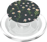 Fleurs sauvages PopSockets PopGrip Magnétique pour MagSafe - Transparent