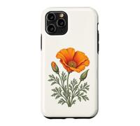 Fleurs Sauvages Vintage de Pavot de Californie Coque pour iPhone 11 Pro
