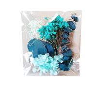 Fleurs séchées, fleurs séchées pour pot - Kit de feuilles de fleurs naturelles à faire soi-même, compositions florales naturelles et vives pour l'artisanat, en résine, cadres photo,