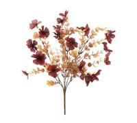 Fleurs séchées - Petites fleurs artificielles séchées - Décoration artificielle réaliste pour porte d'entrée, porche, fête, jardin, cour, balcon, photographie de mariage