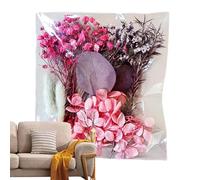 Fleurs séchées pour vase, fleurs séchées pour travaux manuels - Kit de bricolage en vrac de bouquet de fleurs - Arrangements floraux naturels et vifs pour l'artisanat, moule en résine, cadre photo, bo