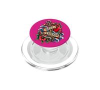 Fleurs Style Tatouage Vintage || Best Friend Forever Hearts PopSockets PopGrip pour MagSafe