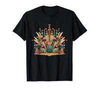 Fleurs succulentes de Cactus botanique du désert de Boho T-Shirt
