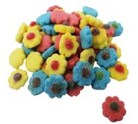 Fleurs sucrées aux fruits en différentes couleurs halal 300 g