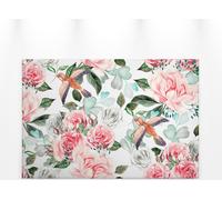 Fleurs Tableau Vert Paradis 90x60 DD120263 Tableau Nature Rose Toile
