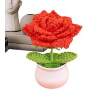 Fleurs tricotées, pot de fleurs au crochet en pot au crochet Fleurs