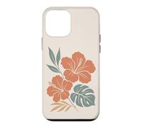 Fleurs Tropicales d'hibiscus Botanique Monstera Floral Coque pour iPhone 12 Mini