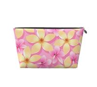 Fleurs Tropicales Roses Et Oranges, Trousse de Toilette Trousse de Maquillage Sac à cosmétiques Trousse de Toilette de Voyage Portable