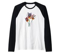 Fleurs, Tulipe, Art, Couleur, Amour, Mignon, Minimal, Mode Manche Raglan
