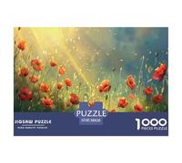 Fleurs Under The Golden Radiance Puzzle 1000 Pièces Adultes intéressant Puzzles 1000 Pièces Durable Jeux De Puzzle Décor À La Maison 38x26cm/1000pcs