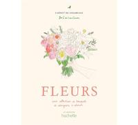 Fleurs Une collection de bouquets de designers à colorier - Zoé de Las Cases - Hachette Pratique - relié - Carnet (de voyage, intime, de notes)