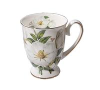 Fleurs Vintage Céramique Tasse, 350ml, Tasse À Café en Porcelaine de style européen, Mug avec motif oiseau, Tasses à fleurs, Tasse à thé, Tasses à café, pour Les Boissons Chaudes Et Froides (Style 2)