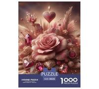 Fleurs Vintage Puzzle 1000 Pièces Educa Jouet en Bois Jeu D'Intelligence Décoration Intérieure Jeu Éducatif Challenge Toy Adultes & Enfants des 14 Ans 38x26cm/1000pcs