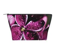 Fleurs Violettes imprimées, Trousse de Toilette Trousse de Maquillage Sac à cosmétiques Trousse de Toilette de Voyage Portable