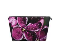 Fleurs Violettes imprimées, Trousse de Toilette Trousse de Maquillage Sac à cosmétiques Trousse de Toilette de Voyage Portable