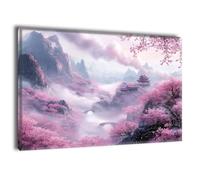 Fleurs Voir Peinture Numero Adulte avec Cadre, Kit Peinture Numero Enfant Débutants avec Pinceaux, DIY Peinture Acrylique, Kit Loisir Creatif Adulte, Noel Halloween Decoration Murale 30x40cm J-a-1385