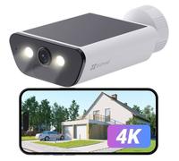 FLEUVE - Caméras de Surveillance Connectee - CB5 4K Caméra Extérieure Wifi Batterie Solaire Vision Nocturne Détection AI