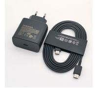 Fleuve - CHARGEUR - Samsung Chargeur 45W super rapide, USB-C avec câble 1.8m, pour S24/S23/S22/S21 - Noir