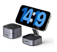 FLEUVE - Chargeurs à induction - Magflow Chargeur Induction 2 en 1, Qi 15W, MagSafe, iPhone 16/15/14/13/12, AirPods, Pliable