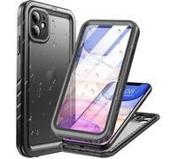 FLEUVE - Coque Telephone - Coque iPhone 11 étanche IP68, antichoc militaire rigide 360°, protection caméra, noir