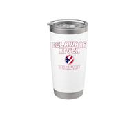 Fleuve Delaware (DE) Gobelet isotherme en acier inoxydable double paroi