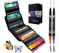 FLEUVE - Feutre Acrylique - 120 Couleurs Double Pointe Feutres Aquarelle - Dessin, Mandalas, Manga, Calligraphie 120 120 co FEUTRES