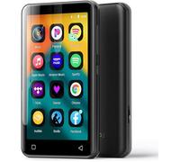 FLEUVE - Lecteurs MP3 et MP20 - Lecteur 80Go avec Bluetooth et Wifi, Écran 4"" 1080P, Spotify, Deezer, Tidal, Vidéo - Gris-Noir