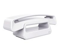 FLEUVE-Telephone Fixe-Epure Iconic-Téléphone DECT-Design Vintage-Grand Écran Haute Lisibilité-Mains Libres-Blocage Appels-Blanc