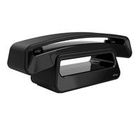 FLEUVE-Telephone Fixe-Epure Iconic-Téléphone DECT-Design Vintage-Grand Écran Haute Lisibilité-Mains Libres-Blocage Appels-Noir