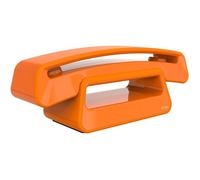 FLEUVE-Telephone Fixe-Epure Iconic-Téléphone DECT-Design Vintage-Grand Écran Haute Lisibilité-Mains Libres-Blocage Appels-Orange