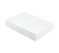 Flewdart 100pcs papier de riz a4 (297x210mm) imprimable épaissir, feuille rice paper xuan chinois pour calligraphie chinoise japonaise Papier Xuan mi-cuit (Papier Xuan mi-cuit blanc)