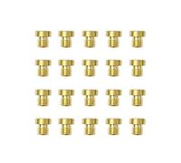 Flewdart 20pcs gicleur carburateur M6 pour Carburateur phbn phva Principal de Carburateur 55-150mm, gicleur 6mm pour Scooter Moto
