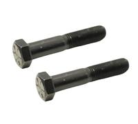 Flewdart 2pcs vis lame tondeuse Ø9.5mm (3/8" 24 UNF) longueur 51mm (2") Grade 8 SAE, vis lame pour honda GCV160 Castelgarden 12735698/0 Snapper 9-0167 Stiga 9987-5251-12 Bestgreen Alpina