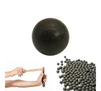 Flewdart 500 Pcs Bille d'argile Slingshot,Bille d'argile Lance Pierre Adulte,Bille Argile Fronde De Chasse 10mm (500, Noir, 10mm)