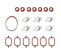 Flewdart 6 x 33mm Kit de suppression clapets d'admission M57 M57N M57TU M57TUD25 11612245439 pour E39 E60 E61 E46 E38 E53, joint bouchon collecteur admission M57 (6x33)