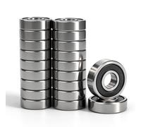 Flewdart 609RS roulement a bille 9x24x7 mm 20pcs, sans frottement ABEC 9, 609 2RS pour Skateboard, Longboard Électrique, Roulement à Billes Scellés (609rs 20pcs)