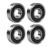 Flewdart 609RS roulement a bille 9x24x7 mm 4pcs, sans frottement ABEC 9, 609 2RS pour Skateboard, Longboard Électrique, Roulement à Billes Scellés(609rs 4ps)