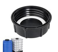 Flewdart Bouchon cuve s100x8 100mm pour IBC 1000l, Bouchon Couvercle IBC DN80 pour Réservoir Aquarium, vanne de fût, arrosage du Jardin Adaptateurs de Robinet Outils (S100 X8)