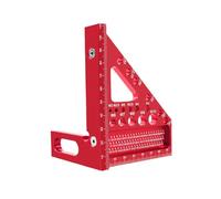 Flewdart Equerre 3d Menuisier En Métal Equerre De Charpentier Equerre De Menuisier Outil De Traçage Angle D'onglet 22.5/30/45/60/67/75/90 DegréS Pour Charpentiers, Ingénieurs