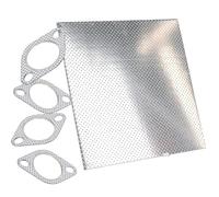 Flewdart Feuille Plaque joint echappement Collecteur Epaisseur 1.6mm di mensions 30x20cm, papier joint d'échappement métallique Tenue thermique 350°C (30x20cm)