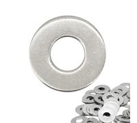 Flewdart rondelles metal M8 60pcs, rondelle plates en 304 acier inoxydable M8 x 20mm, rondelle inox pour Vis et écrous (M8x20 60pcs)