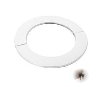 Flewdart Rosace cheminée 110mm Murales en Acier Inoxydable, rosace conduit tuyau 100 mm diametre 114 x 156 x 5 mm Résistant à la Chaleur pour Chaudières(110mm 1pcs)