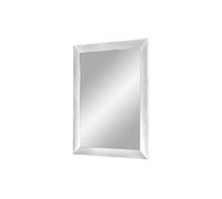 Flex 35 - Miroir mural 70x35 cm avec cadre (Alu Criss Cross), miroir avec une barre de bois MDF - Cadre de miroir sur mesure comprenant un miroir et une paroi arrière stable avec fixations